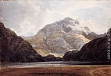 Thomas Girtin Famous Paintings - View near Beddgelert